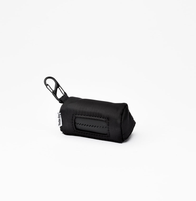 waterproof dog poop bag holder black