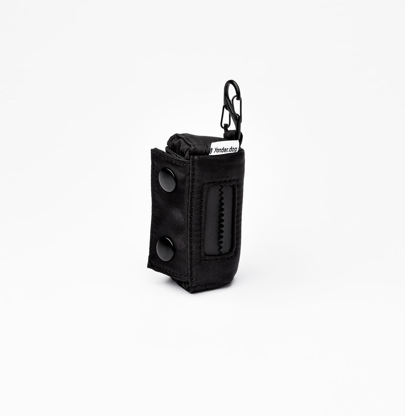 waterproof dog poop bag holder black