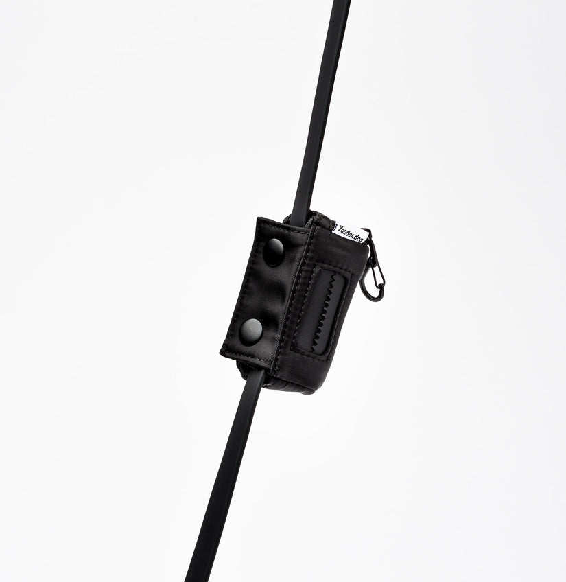 waterproof dog poop bag holder black