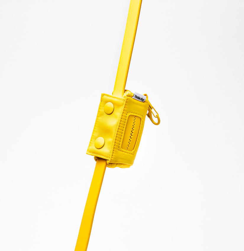 waterproof poop bag holder yellow