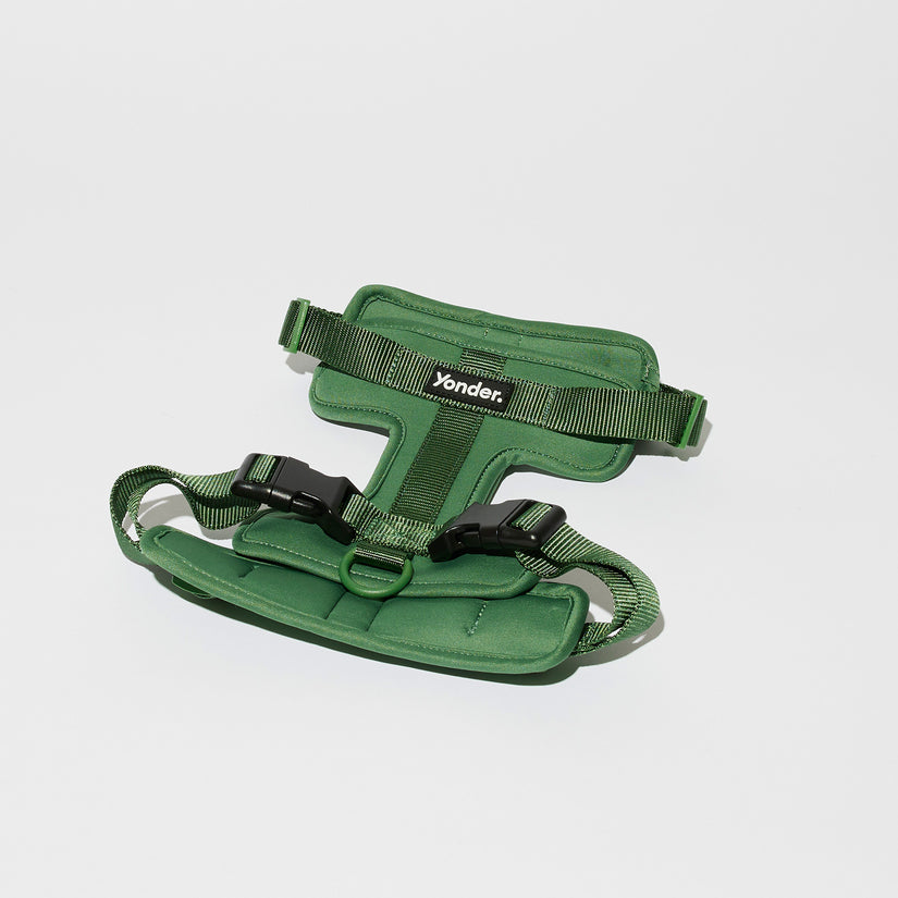 green dog harness
