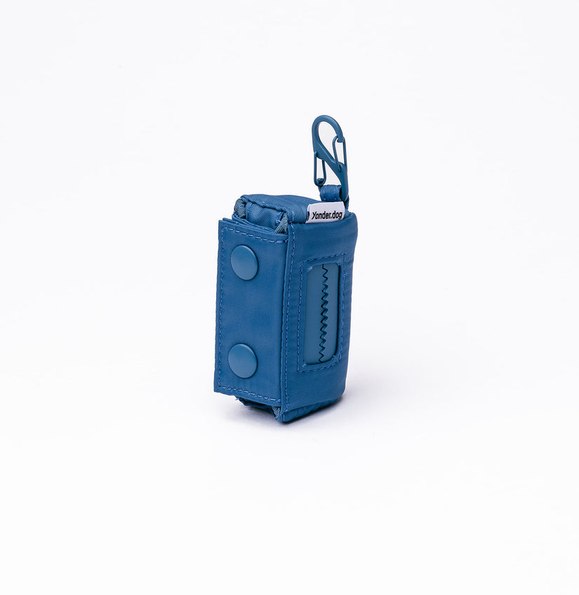 poop bag holder blue