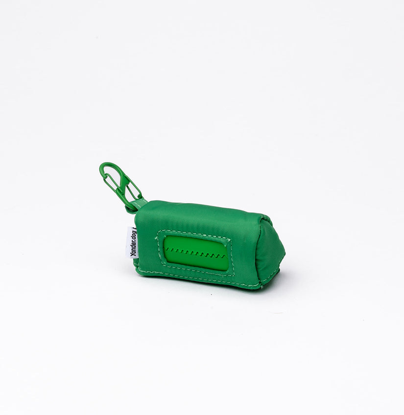 waterproof poop bag holder green