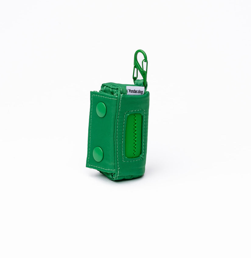 waterproof poop bag holder green