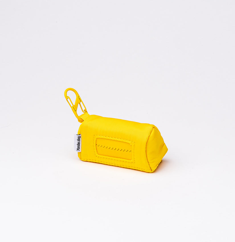 waterproof poop bag holder yellow